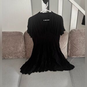 Blackmilk Elegant Black Mini Dress